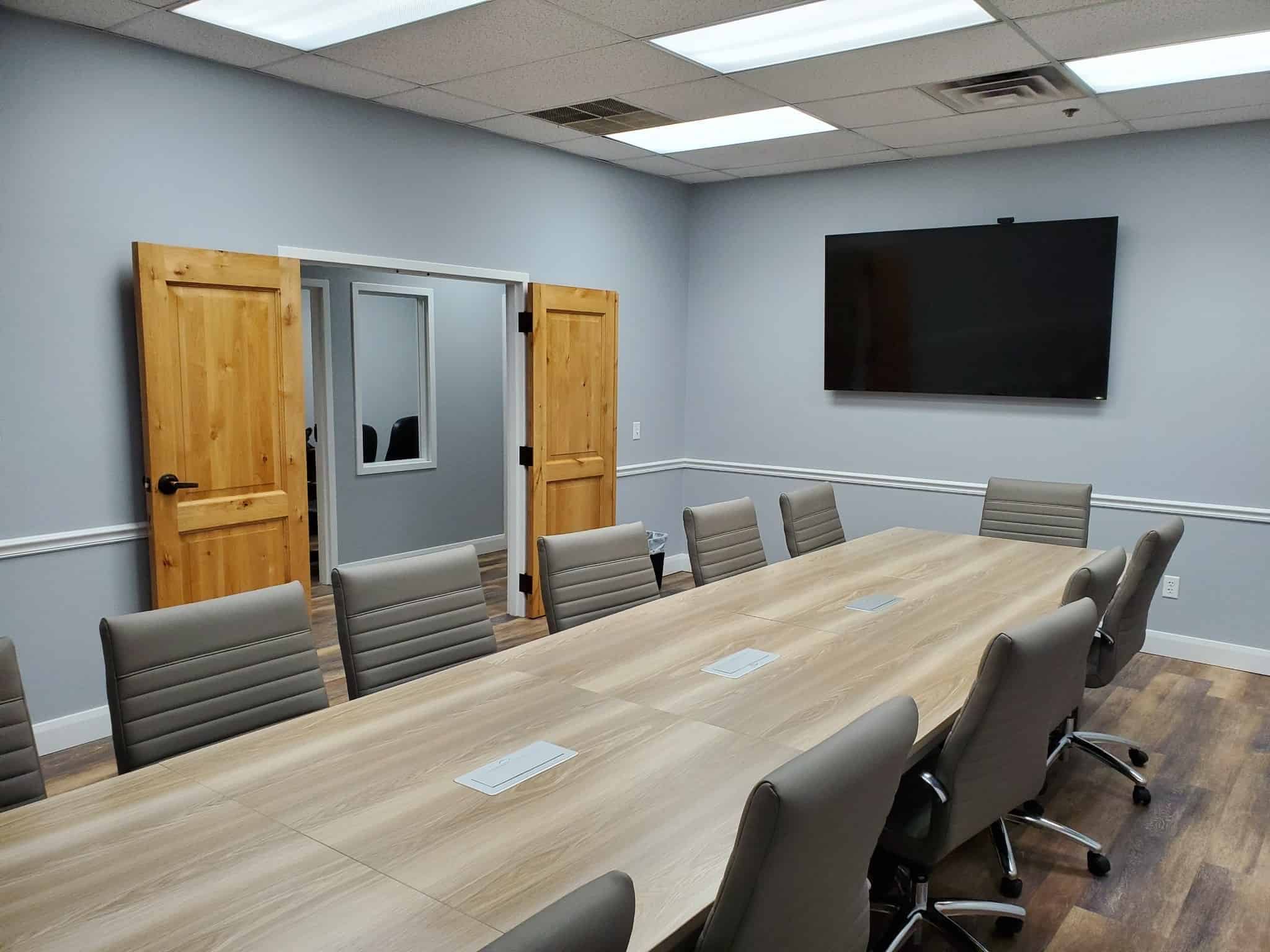 Image of Skymail's new conference room.